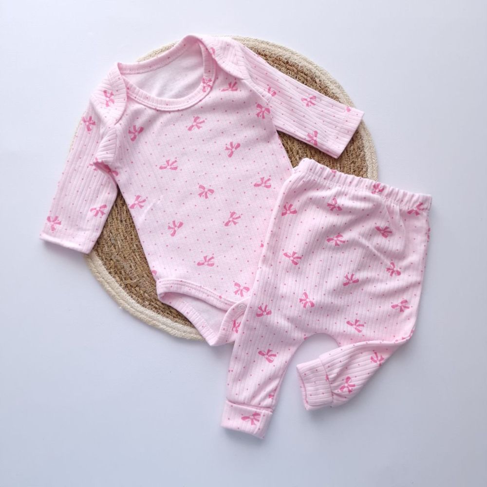 Боді зі штанцями бантик 