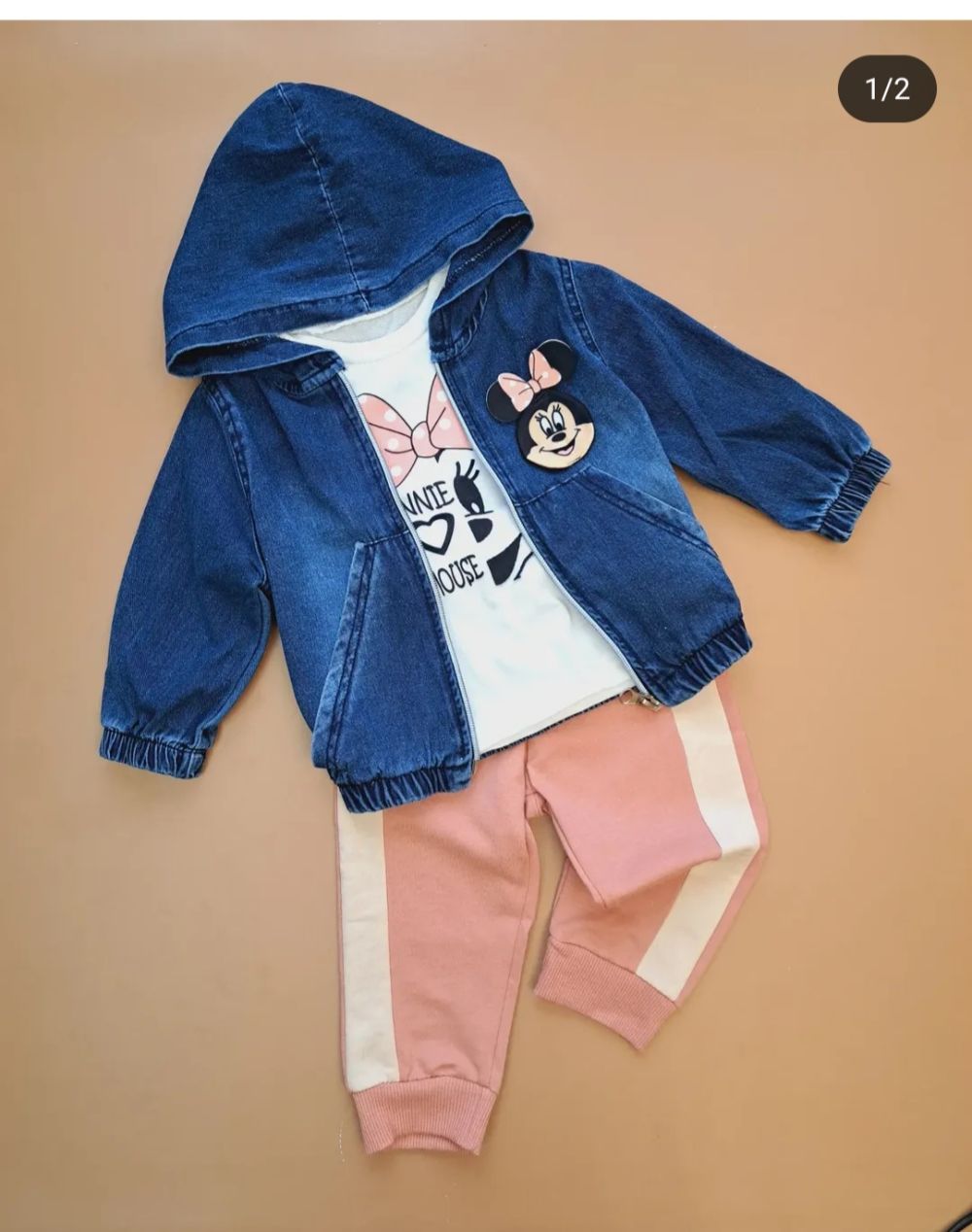 Джинсовий костюмчик для дівчинки 