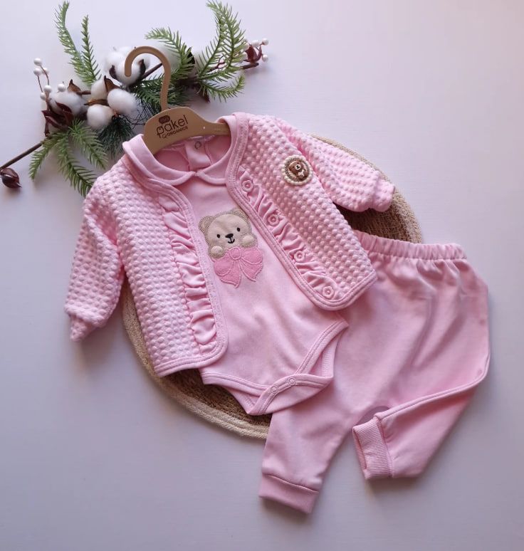 Трійка святкова ведмедик